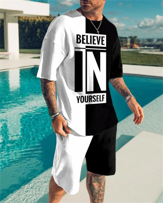 Conjunto Oversize 3DT: Camiseta y Shorts Cómodos para Hombre - Image 18