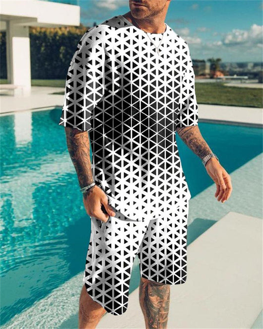 Conjunto Oversize 3DT: Camiseta y Shorts Cómodos para Hombre - Image 20