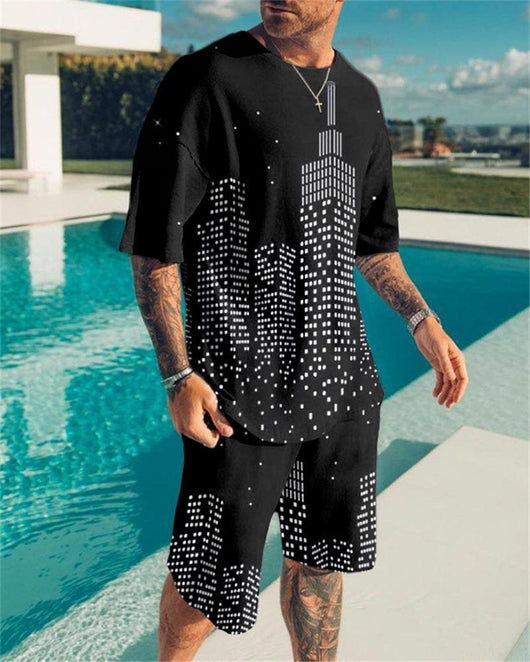 Conjunto Oversize 3DT: Camiseta y Shorts Cómodos para Hombre - Image 22
