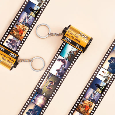 Llavero Personalizado con Foto - Colgante de Película DIY para Recuerdos - Image 20
