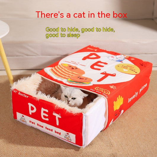 Casa Refugio para Gatos con Diseño de Caja de Snacks - Image 15