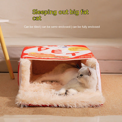 Casa Refugio para Gatos con Diseño de Caja de Snacks - Image 18