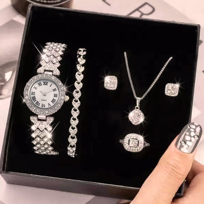 Reloj de Pulsera de Lujo Completo con Diamantes para Mujer - Image 10