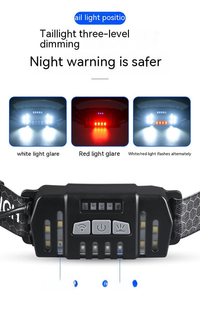 Linterna LED Multifunción con Sensor de Movimiento para Correr Nocturno - Image 21