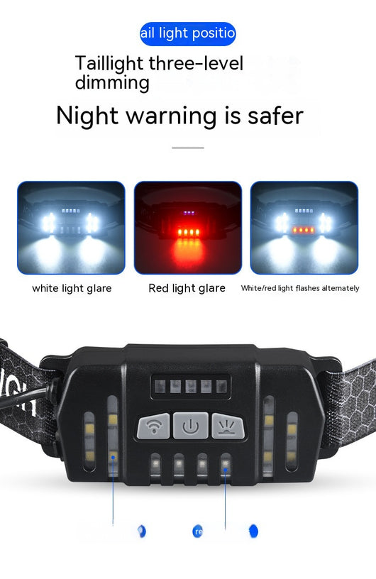 Linterna LED Multifunción con Sensor de Movimiento para Correr Nocturno - Image 21
