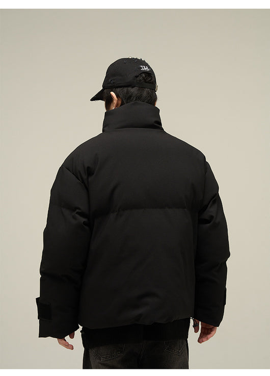 Chaqueta Acolchada de Algodón Estilo Retro Americano para Hombre - Image 21