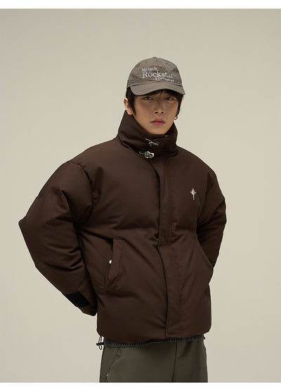 Chaqueta Acolchada de Algodón Estilo Retro Americano para Hombre - Image 24