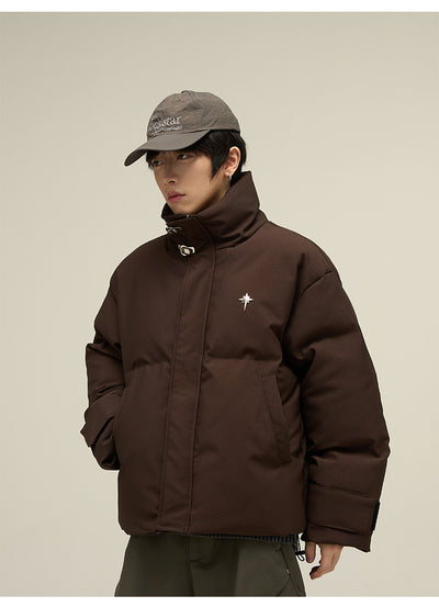 Chaqueta Acolchada de Algodón Estilo Retro Americano para Hombre - Image 28