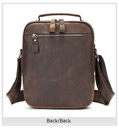 Bolso Mensajero de Cuero Retro con Gran Capacidad - Image 33