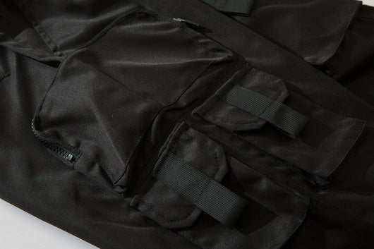 Pantalones Overol Hombre Otoño Sueltos Multibolsillos Ajuste Tobillo - Image 12