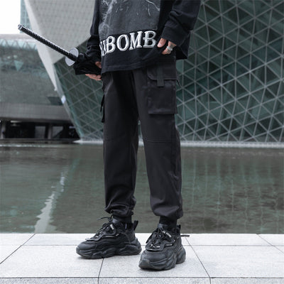 Pantalones Overol Hombre Otoño Sueltos Multibolsillos Ajuste Tobillo - Image 16