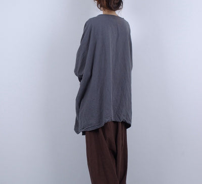 Blusa Pullover Manga Larga de Algodón Lavado a Mano - Diseño Artesanal - Image 33