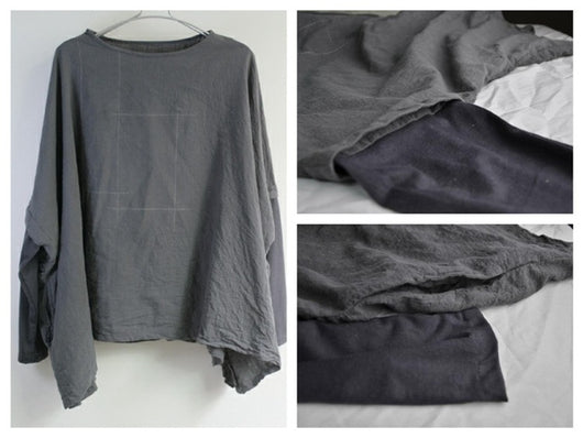 Blusa Pullover Manga Larga de Algodón Lavado a Mano - Diseño Artesanal - Image 37