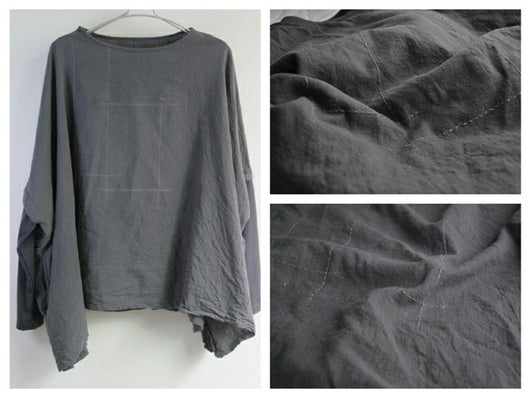 Blusa Pullover Manga Larga de Algodón Lavado a Mano - Diseño Artesanal - Image 38