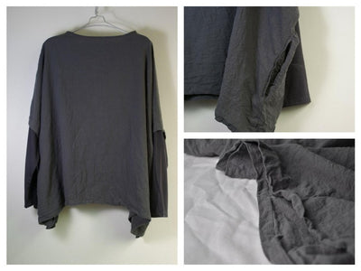 Blusa Pullover Manga Larga de Algodón Lavado a Mano - Diseño Artesanal - Image 39