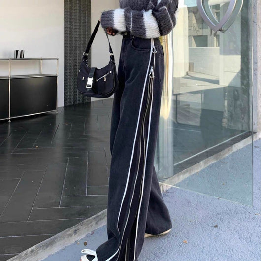 Pantalones Anchos Estilizantes de Pierna Recta - Image 13