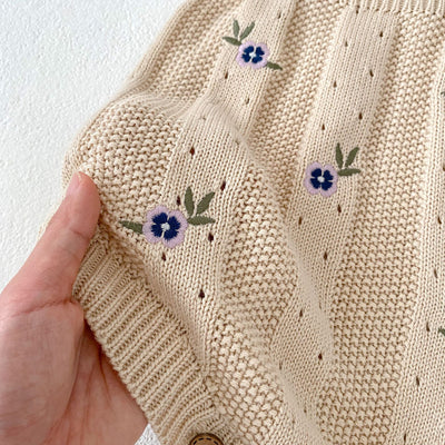 Enterizo Tejido Calado para Bebé con Bordados Delicados - Image 42