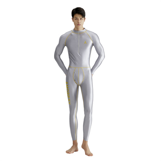 Jumpsuit de Manga Larga con Cierre Frontal y Pantalón Capri - Image 8