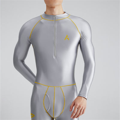 Jumpsuit de Manga Larga con Cierre Frontal y Pantalón Capri - Image 9