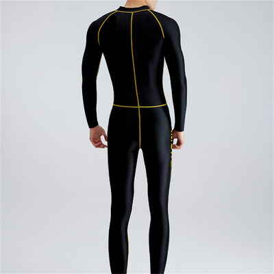 Jumpsuit de Manga Larga con Cierre Frontal y Pantalón Capri - Image 12