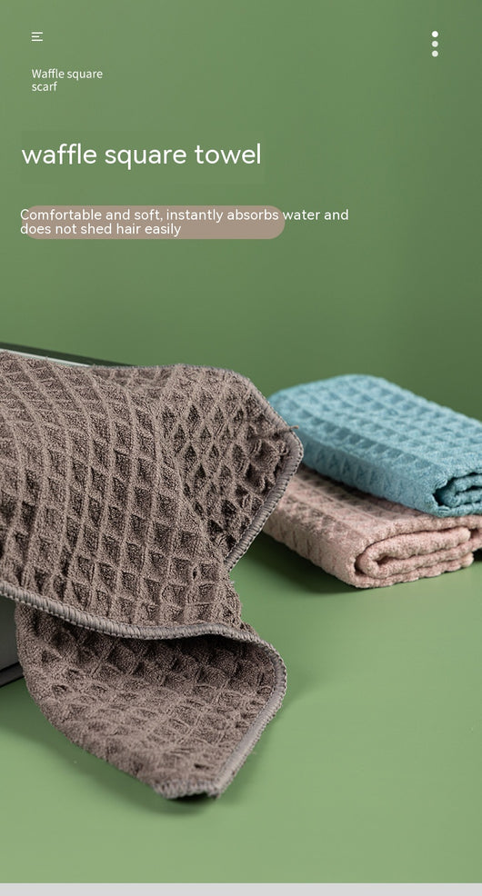 Toalla de Microfibra Waffle Suave sin Pelusa - Image 12