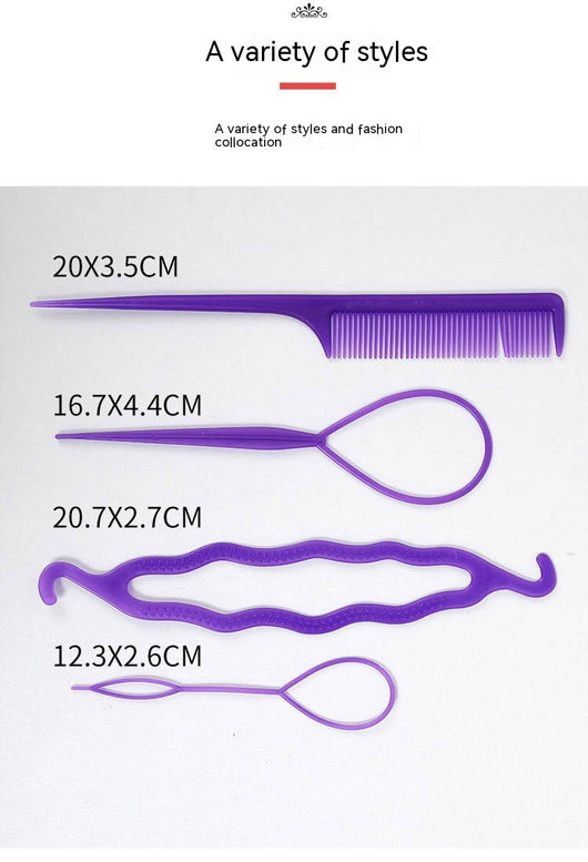 Rizador de Cabello con Aguja Extractora y Diseño de Peine Plástico - Image 41