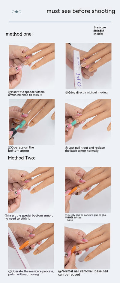 Mano de Práctica de Silicona para Manicura - Modelo Profesional - Image 18