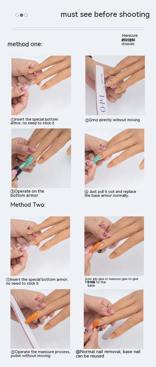 Mano de Práctica de Silicona para Manicura - Modelo Profesional - Image 18