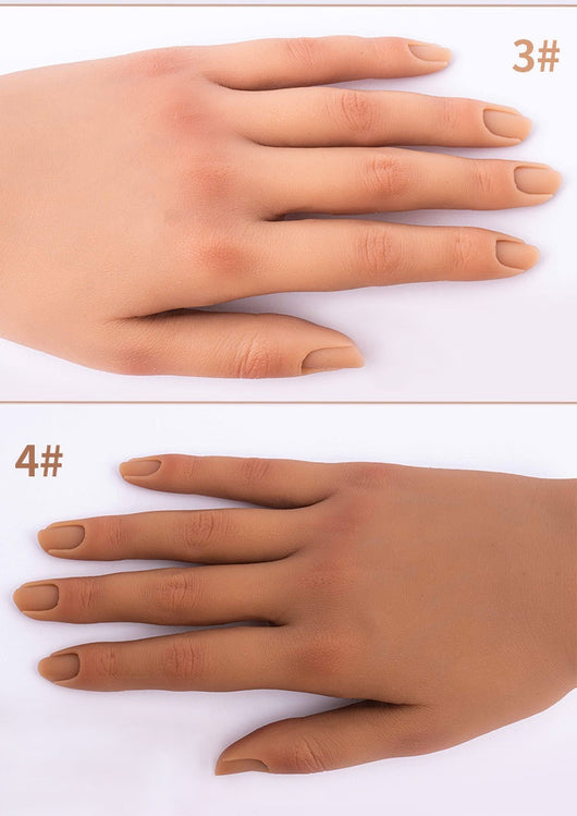 Mano de Práctica de Silicona para Manicura - Modelo Profesional - Image 20