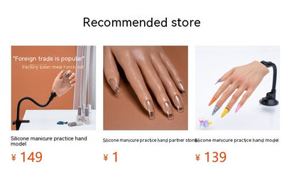 Mano de Práctica de Silicona para Manicura - Modelo Profesional - Image 28