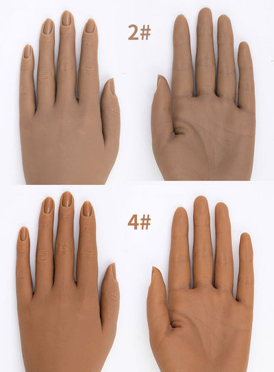 Mano de Práctica de Silicona para Manicura - Modelo Profesional - Image 29