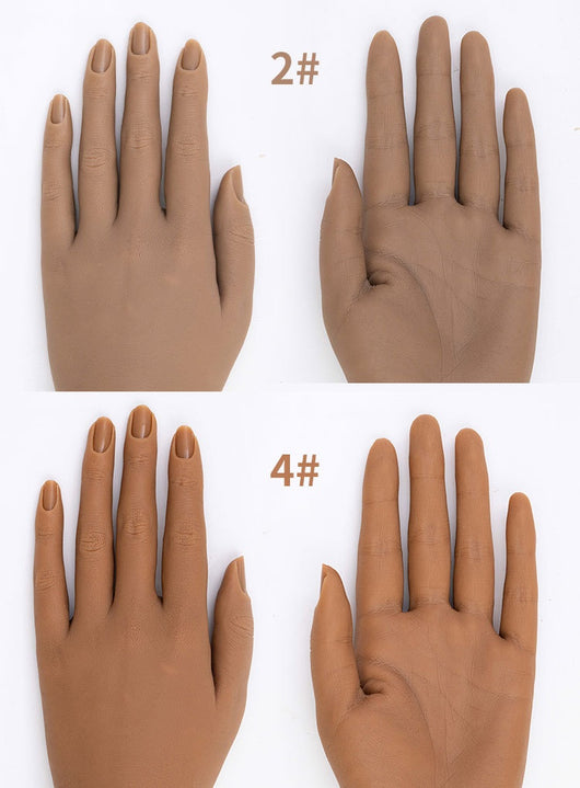 Mano de Práctica de Silicona para Manicura - Modelo Profesional - Image 29