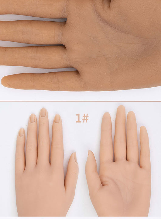 Mano de Práctica de Silicona para Manicura - Modelo Profesional - Image 30
