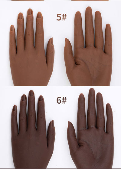 Mano de Práctica de Silicona para Manicura - Modelo Profesional - Image 33