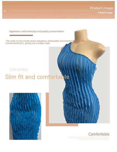 Vestido Ceñido de Cintura Alta sin Espalda - Image 6