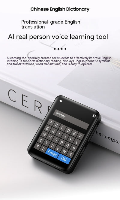 Reproductor MP3 Táctil Bluetooth Portátil con Pantalla Completa para Estudiantes - Image 13