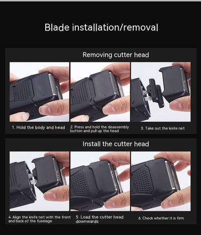Afeitadora Reciprocante Profesional para Cabeza Calva con Tecnología Blanqueadora - Image 9