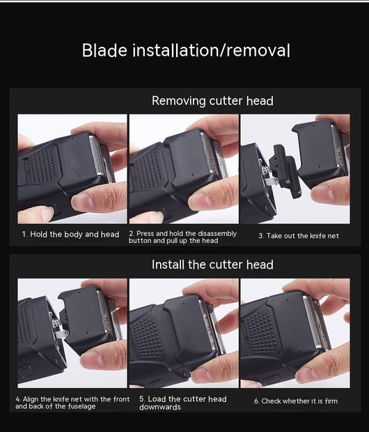 Afeitadora Reciprocante Profesional para Cabeza Calva con Tecnología Blanqueadora - Image 9