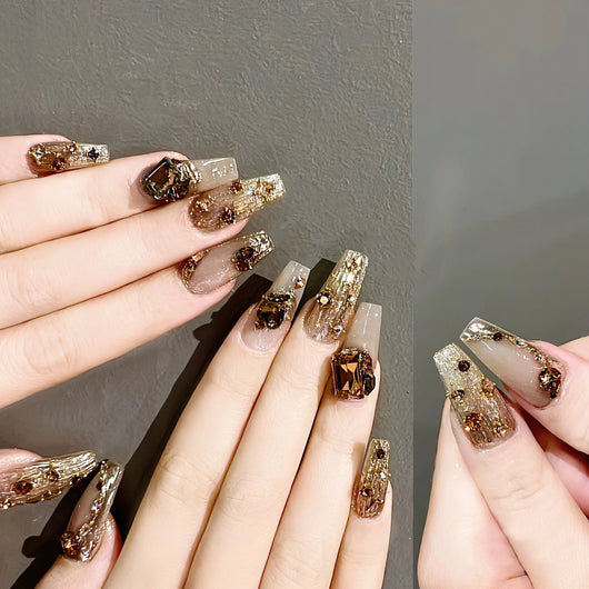 Stickers de Uñas Brillantes con Cristales - Diseño Premium - Image 18
