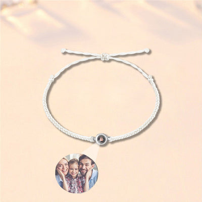 Pulsera de Proyección de Foto Personalizada Tejida a Mano - Joya de Pareja para Hombre y Mujer - Image 33