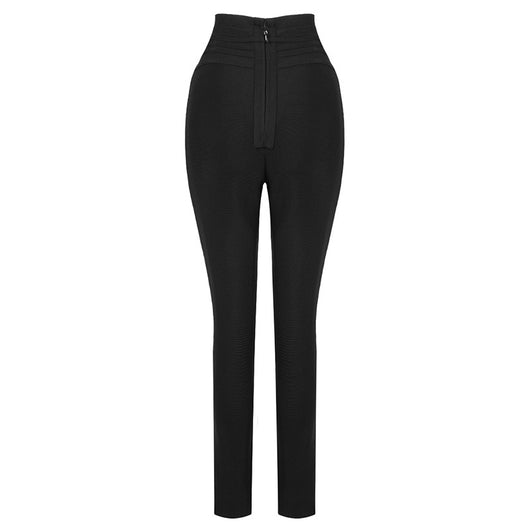 Leggings Casuales de Cintura Alta con Banda Elástica - Colores Lisos - Image 35