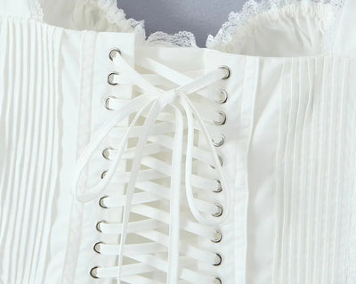 Chaleco Sensual de Encaje Francés con Tirantes Delgados - Image 39