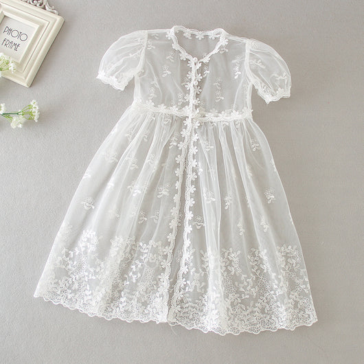 Vestido de Bautizo Extendido para Bebé y Niño de Un Año - Image 28