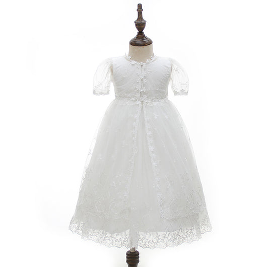 Vestido de Bautizo Extendido para Bebé y Niño de Un Año - Image 38