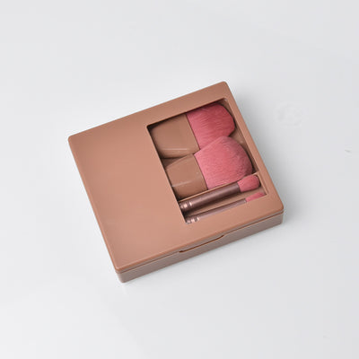 Juego de Brochas de Maquillaje de Viaje con Espejo y Cerdas Suaves - Image 14
