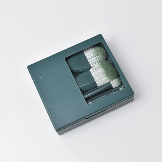 Juego de Brochas de Maquillaje de Viaje con Espejo y Cerdas Suaves - Image 15