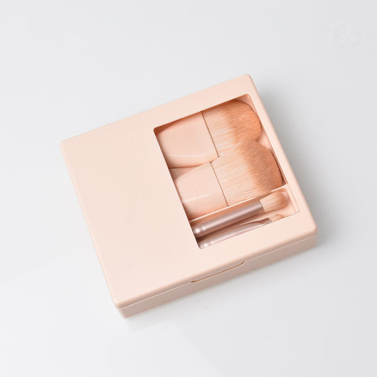 Juego de Brochas de Maquillaje de Viaje con Espejo y Cerdas Suaves - Image 16