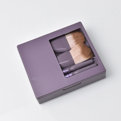 Juego de Brochas de Maquillaje de Viaje con Espejo y Cerdas Suaves - Image 17