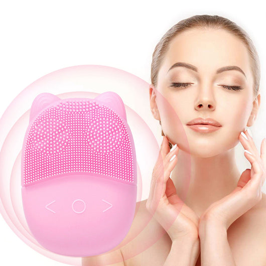 Limpiador Facial Ultrasónico Recargable de Vibración Avanzada - Image 22