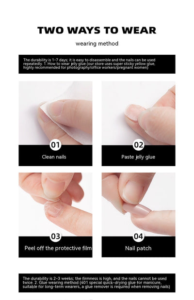 Pegatinas de Uñas con Cristales Brillantes Hechas a Mano - Image 10